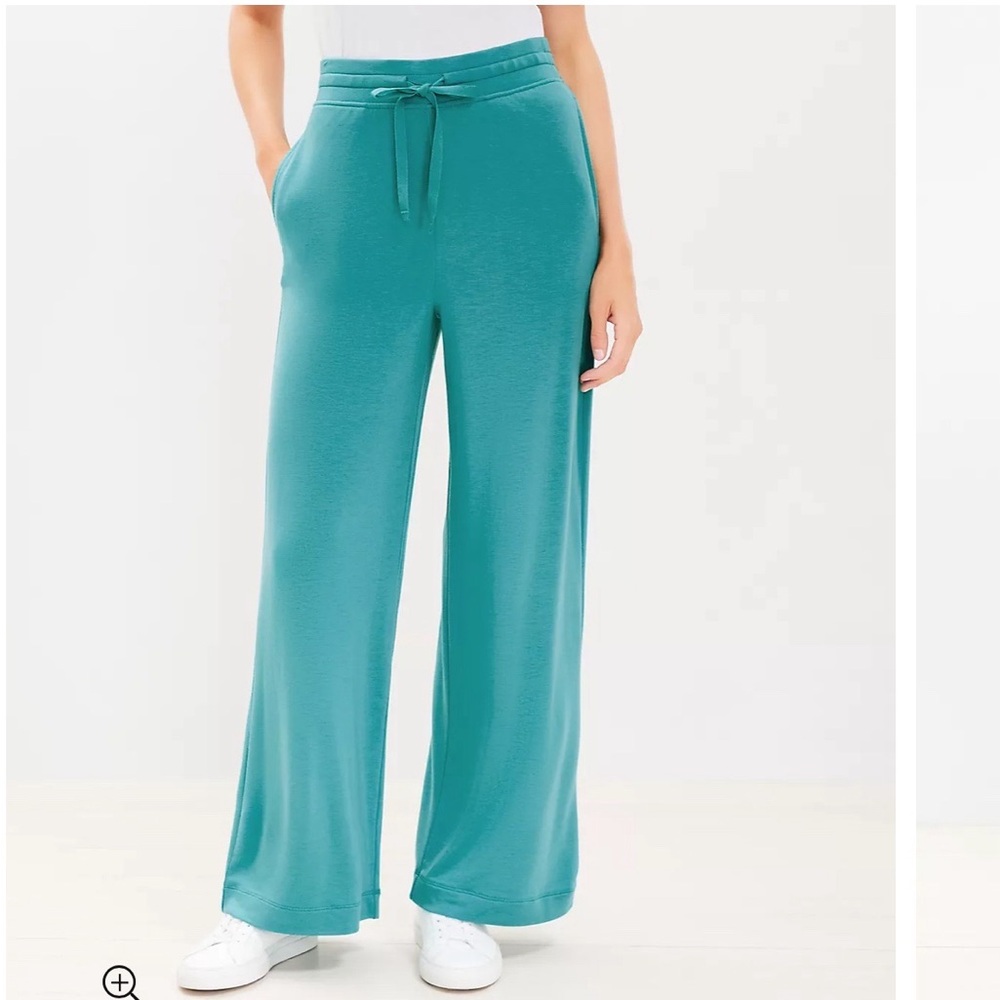 LOFT turquoise pant XS